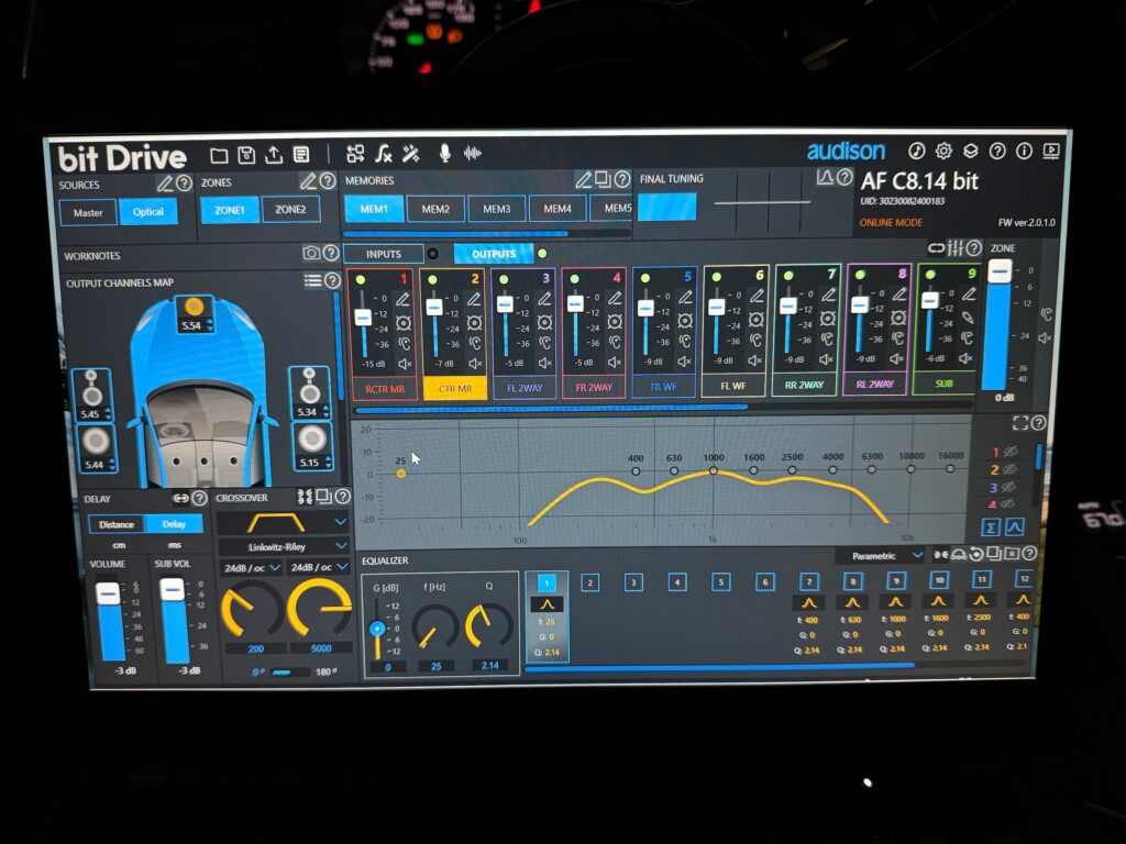 Audison bit Drive tuning