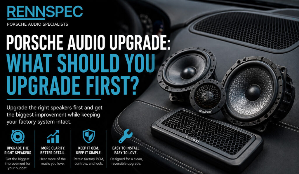 Porsche audio upgrade what should you upgrade first?